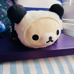 Adorable Rilakkuma in Panda Suit Stuffed Animal